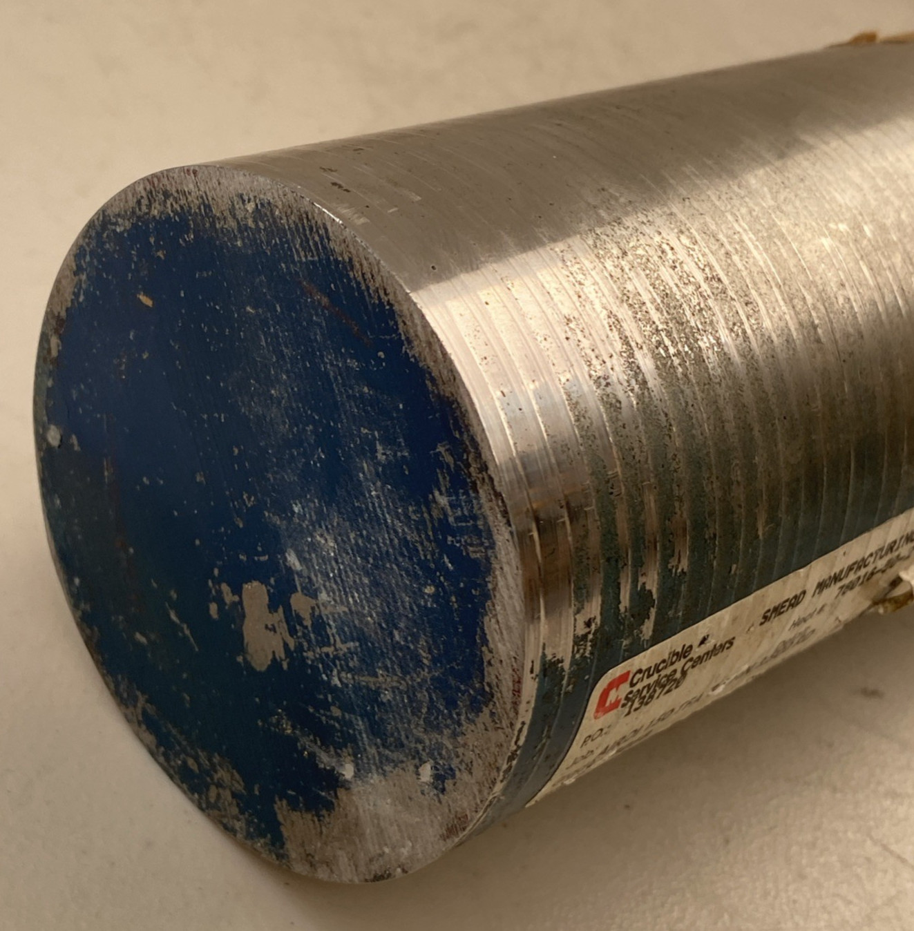 AIRDI 150 Tool Steel Round Bar 3.5″ Dia x ~15″ A2 D2 Class Lathe Stock Billet