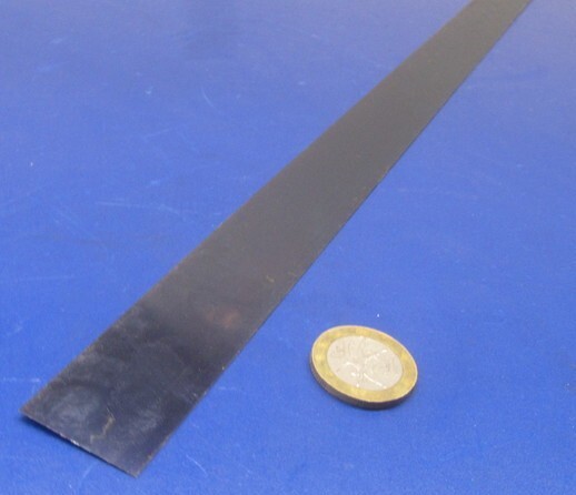 1095 Hard Blue Tempered Spring Steel Shim .008″ Thick x 1.00″ Wide x 1200″ Long