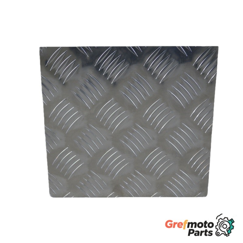 Heavy Duty 12″x24″ Aluminum Diamond Plate Sheet 305x610mm Silver 1Pc