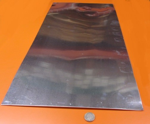 1100 Aluminum Sheet Softened (O) .063″ (1/16″) Thick x 12.0″ Wide x 24.0″ Long