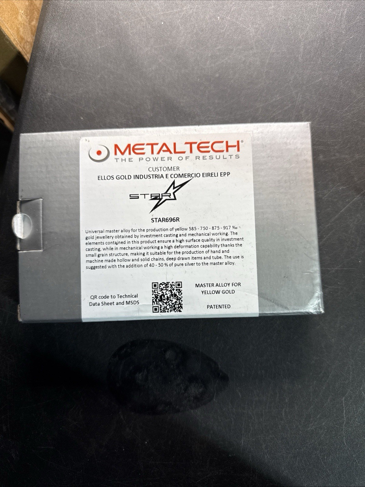 Universal Master Alloy For Yellow Gold Jewelry 3 Boxes