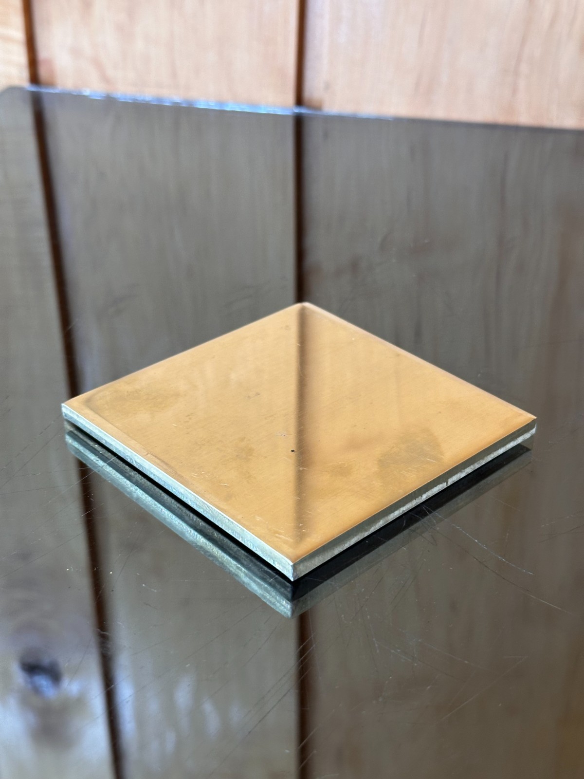 1/4″ BRASS SHEET PLATE NEW 4″X4″ .25″ Thick 260 ALLOY *CUSTOM SIZES AVAILABLE*