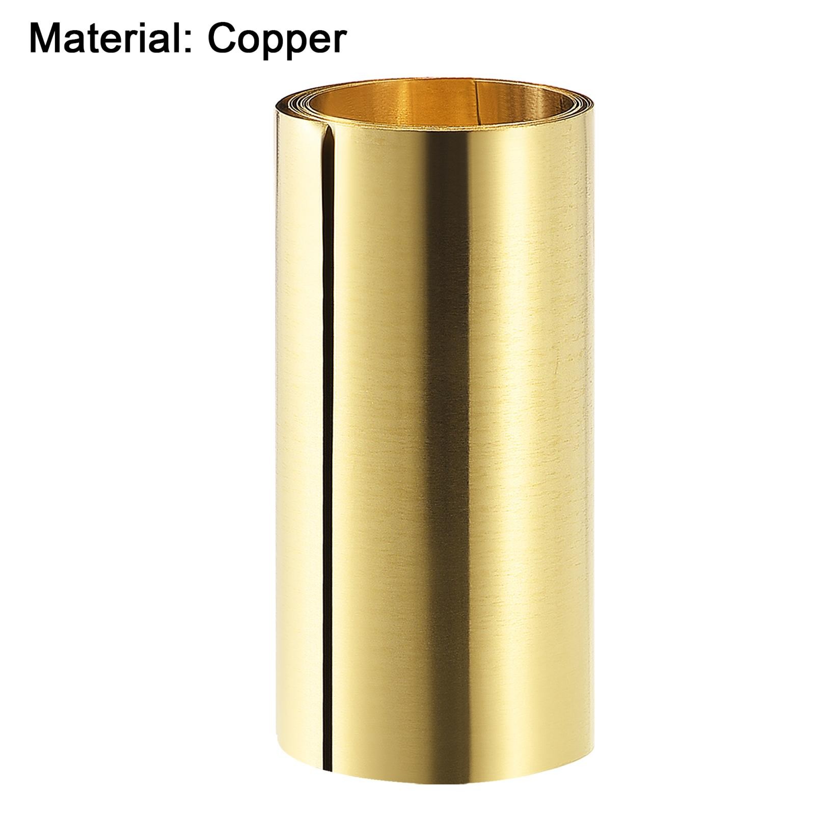 Brass Sheet Roll Metal Foil Plate 1000mm x 100mm x 0.2mm Thick