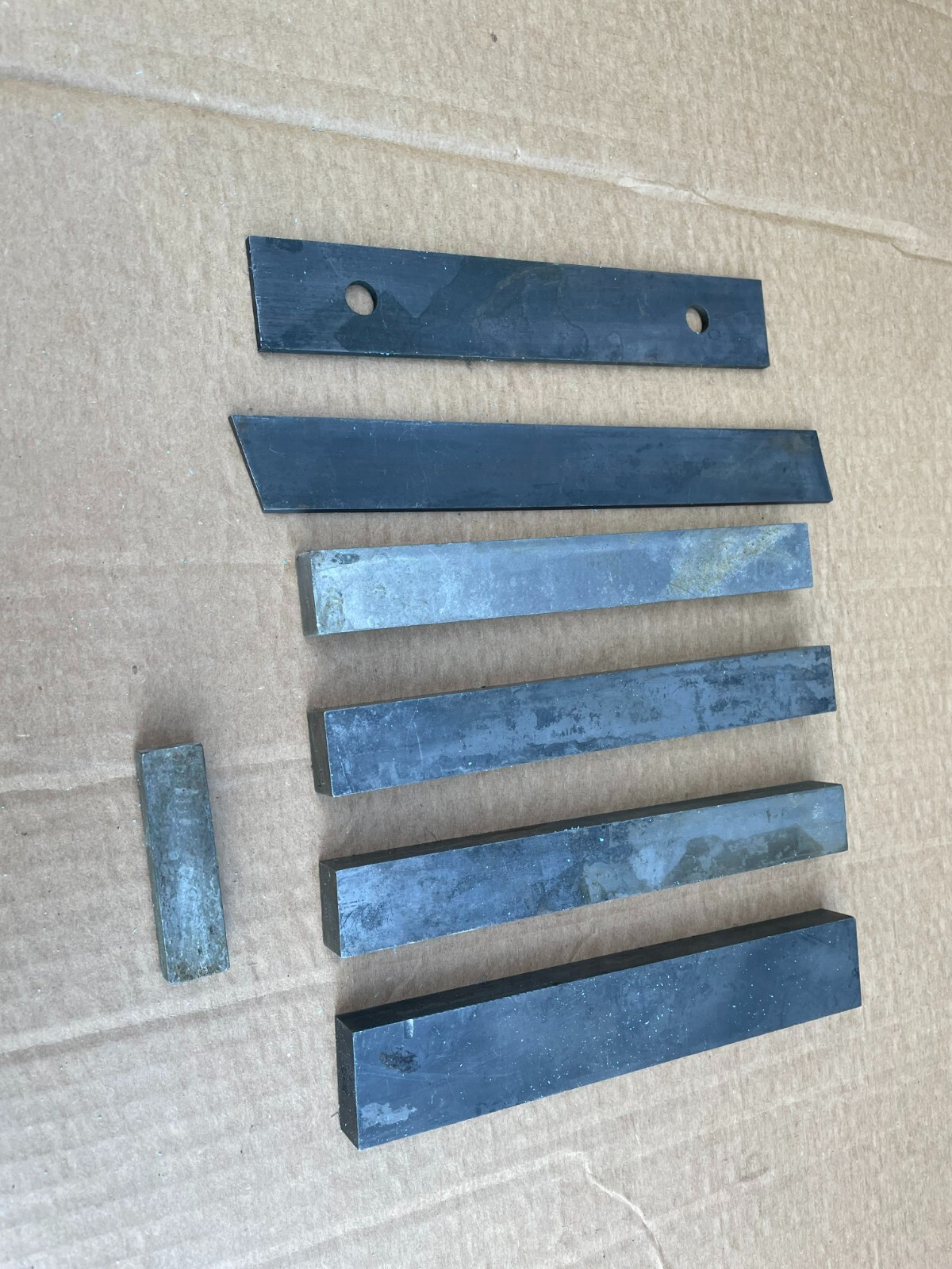 Steel Flat Bar Various Lengths, 1/2″ x 3/4″ & 1/2″ x 1″ Flat Bar Steel (7 Pcs)