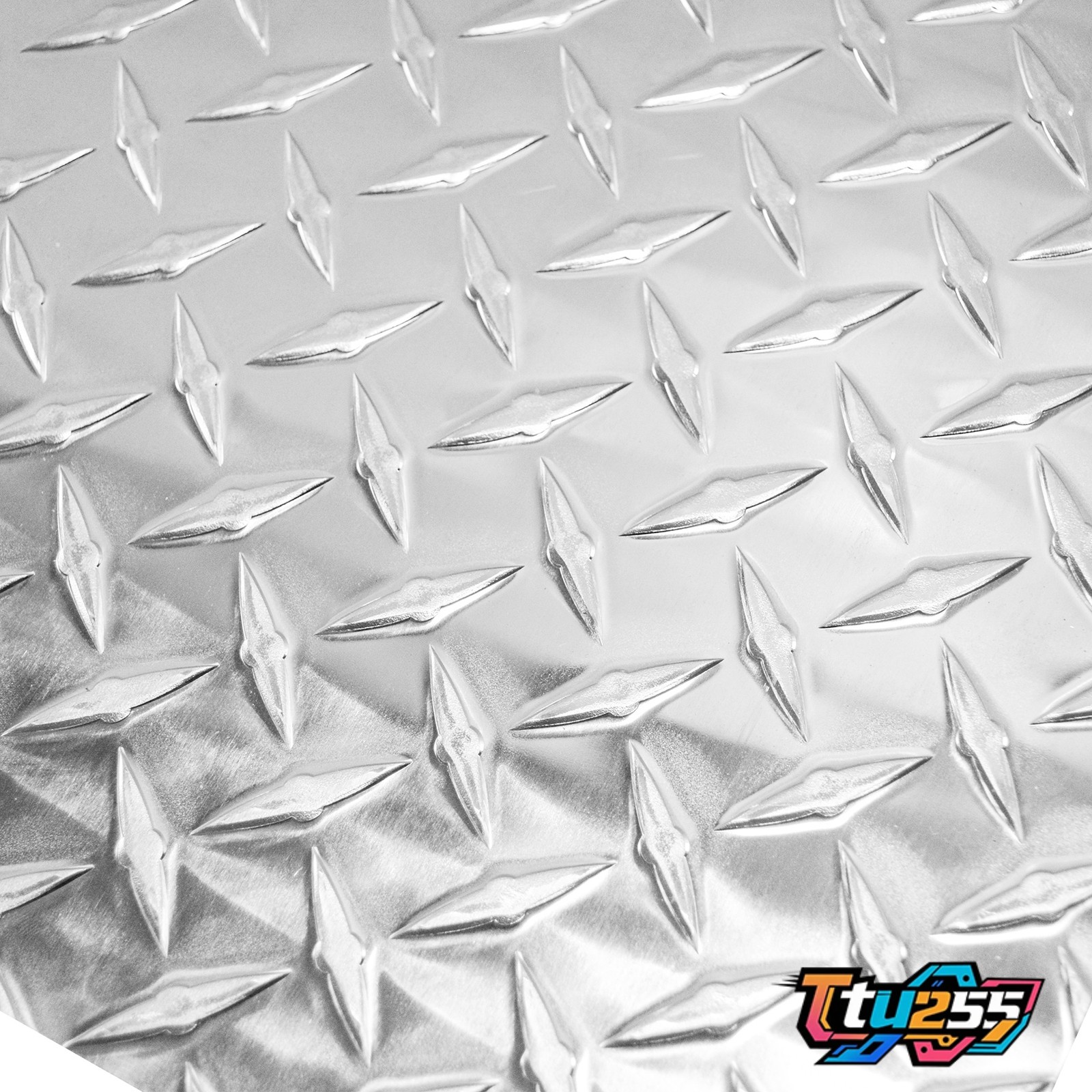 New 10″ Aluminum Diamond Plate Tread Sheet Metal Heavy-Duty Genuine Garages Etc