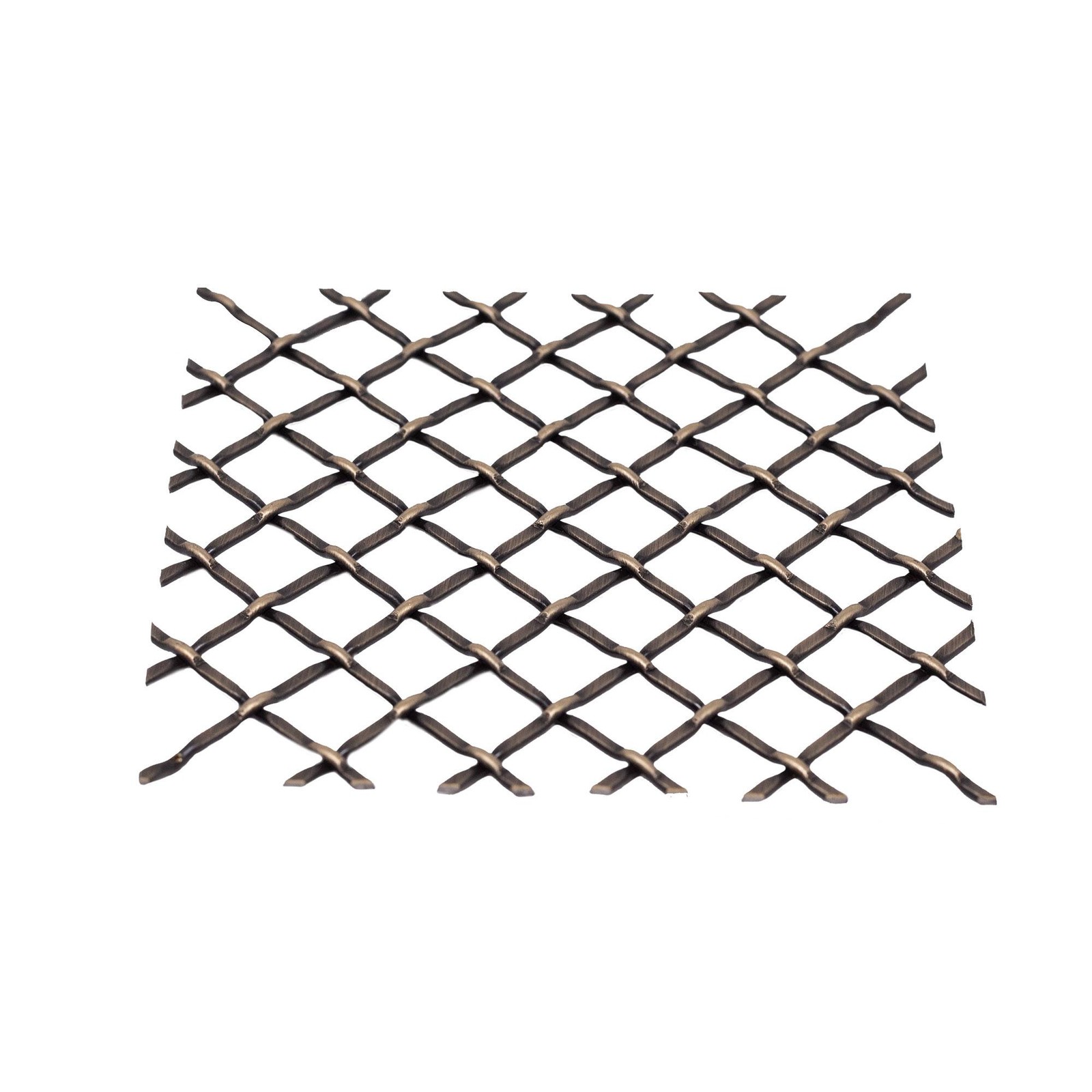Architectural Products by Outwater 18in x 24in Round Flat Crimp | Antique Brass