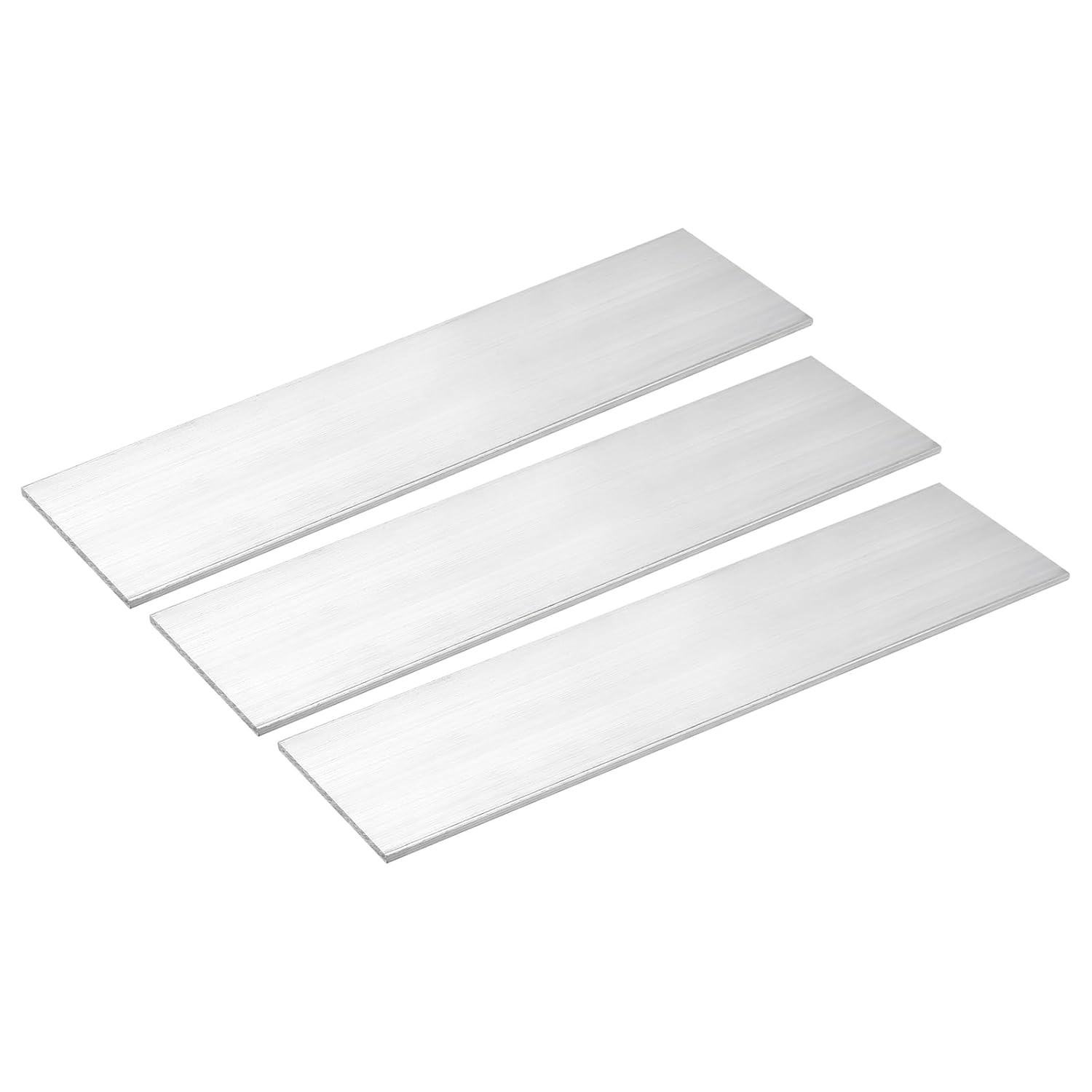 Durable Aluminum Flat Bar 3pcs, 1/8″ Thick, 4″ Wide x 12″ Long – 6061 Alloy