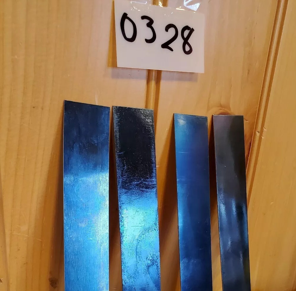 Blue Tempered Spring 1″x12″ stock .012 .015 .020 0.028 0.012 015 020 028 012
