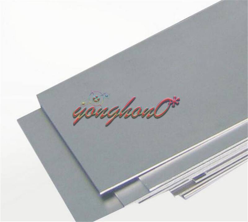 1PC Titanium plate Ti Titan Gr.5 Gr5 Grade 5 Platte Sheet 2 x 100 x 100 mm