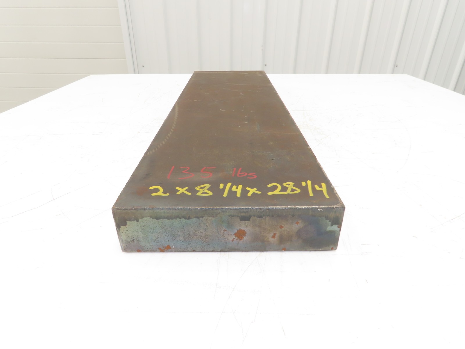Mild Carbon Steel Rectangle Bar 2″x 8-1/4″ x 28-1/4″ 135Lbs
