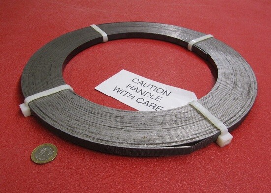 Blue Tempered Spring Steel Shim 0.050″ Thick x 0.375″ Width x 1200″ Length