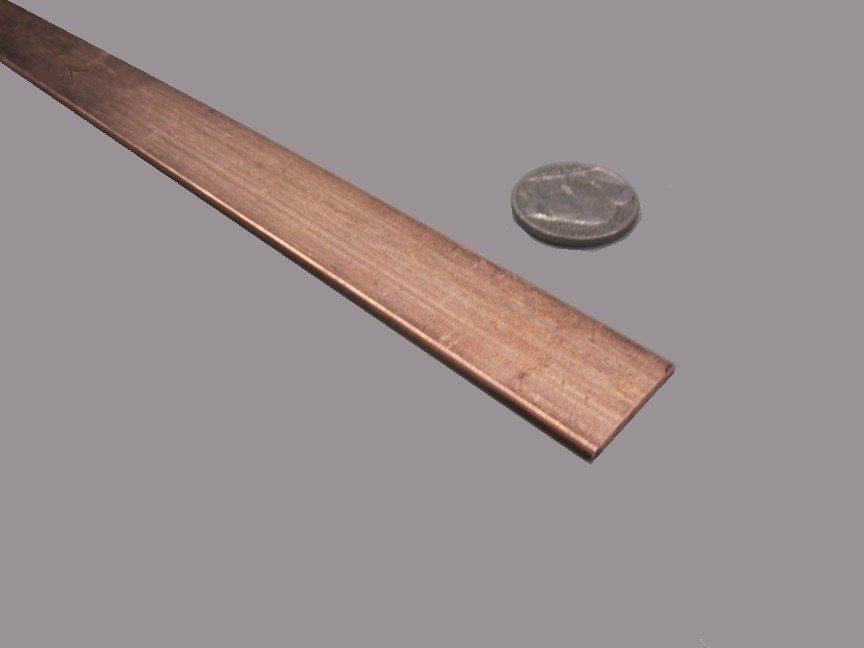110 Copper Bar H02, 1/16″ Thick x 3/4″ Wide x 12 Inch Length