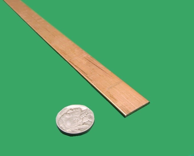 110 Copper Bar H02, 1/16″ Thick x 3/4″ Wide x 12 Inch Length