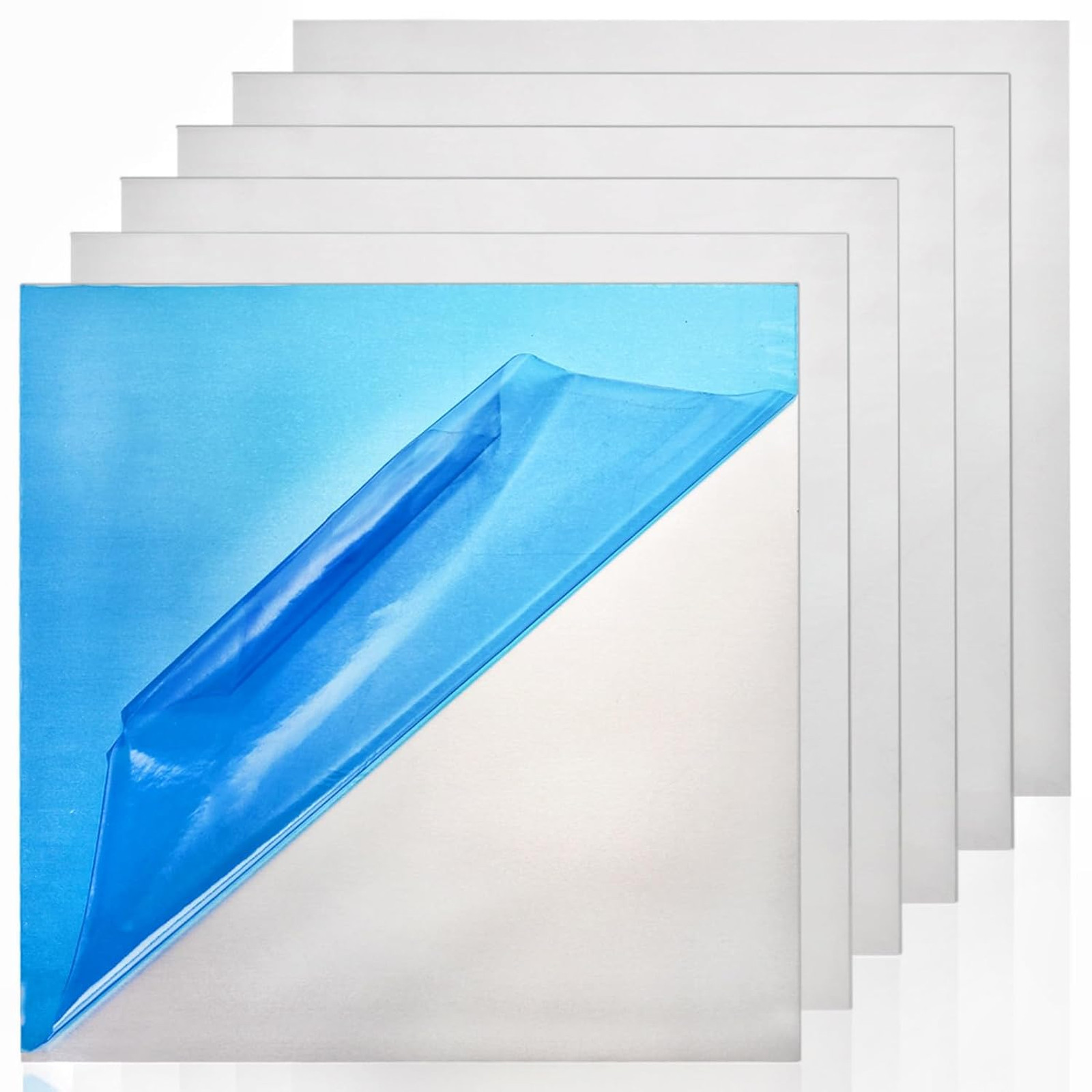 Aluminum Sheet 5052 Flat Plate 12×12 Inches 0.02 Inch 0.5mm Metal Crafting