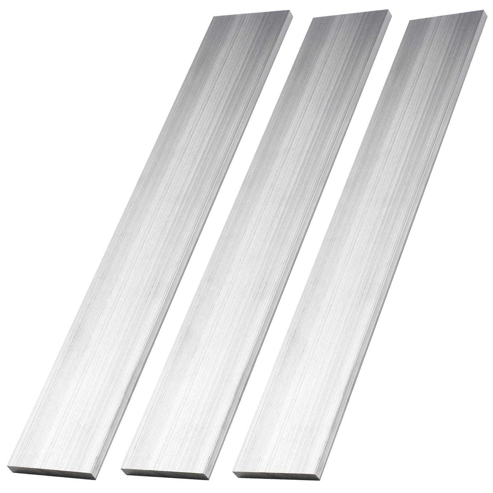 3 Pieces 1/4″ (6mm) X 2″(50mm) Square Aluminum Flat BAR 12″(305mm) Long,6061 …