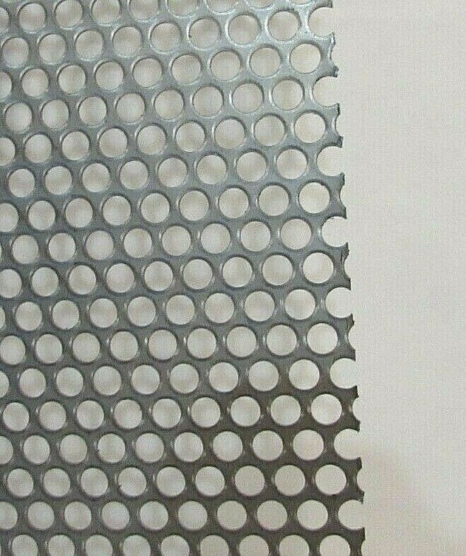 -1/4″ HOLE 18 GA.–(.048)- 304 S.S. PERFORATED SHEET–11-3/4″ x 12″