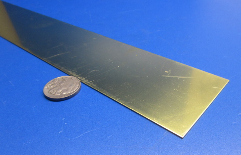260 Brass Flat Bar .063″ Thick x 2.0″ Wide x 36″ Length