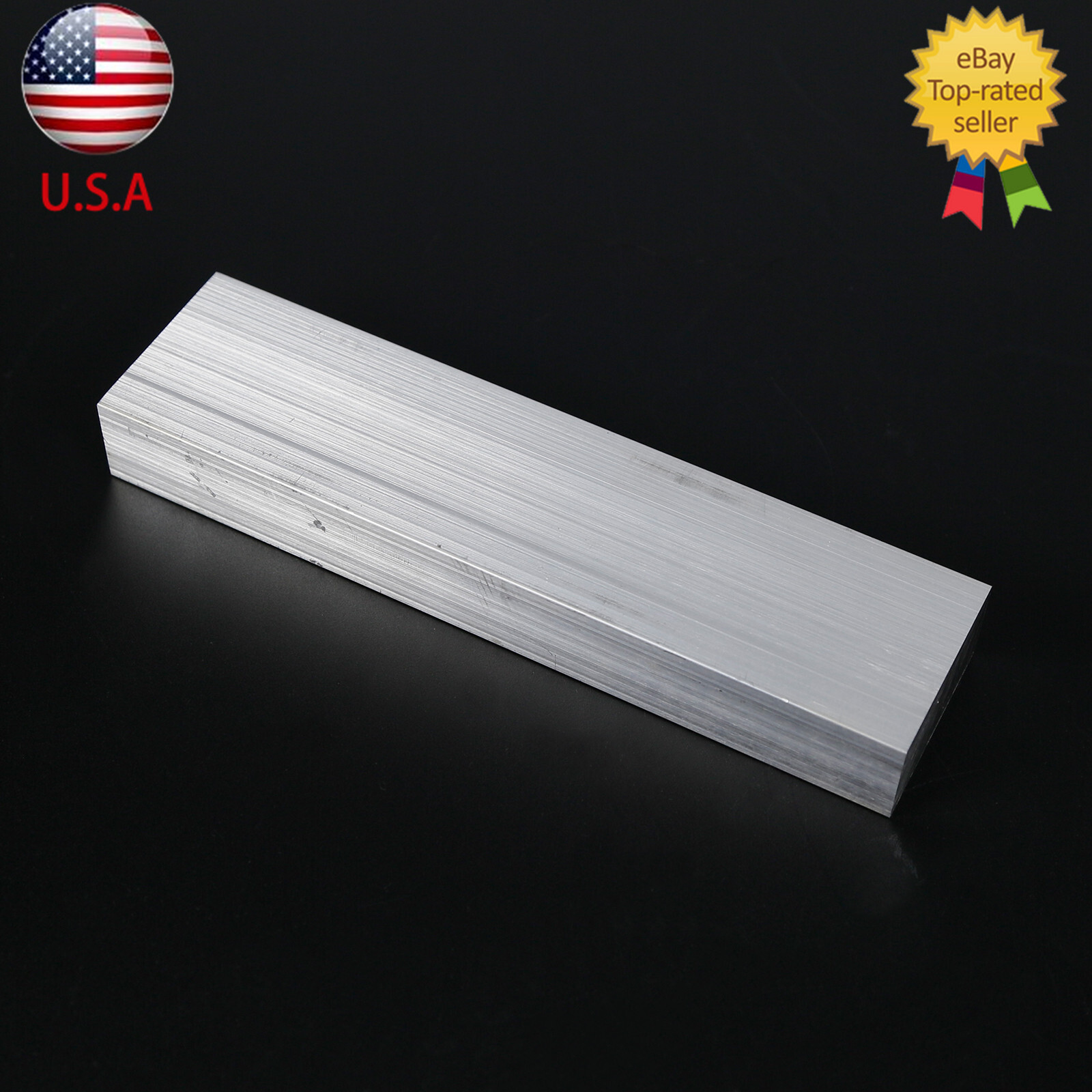 Metal T6061 Aluminum Flat Plate Sheet Stock Length 200mm Width 50mm Thick 25mm