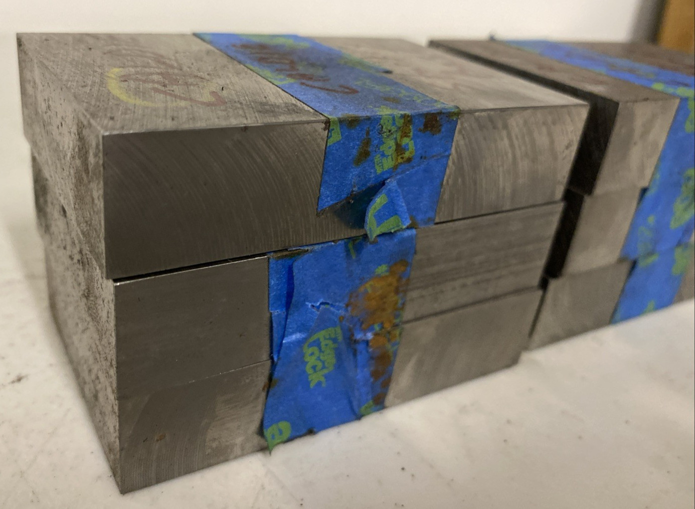 Lot 10.4 LBS Uddeholm Caldie Tool Steel Stock Rectangle Block Alloy CNC ESR