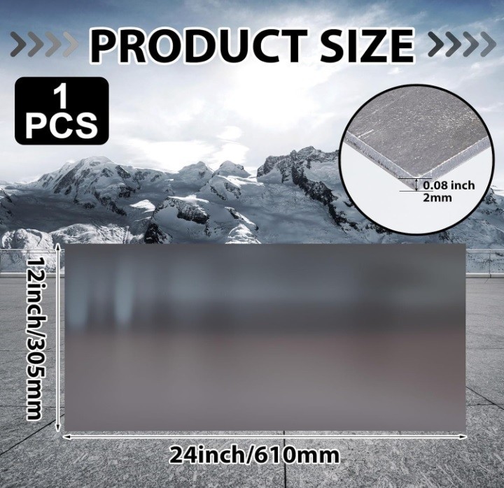 Hot Rolled Steel Plate 12″ x 24″ A36 Carbon Steel 0.8″ Thickness – SEALED