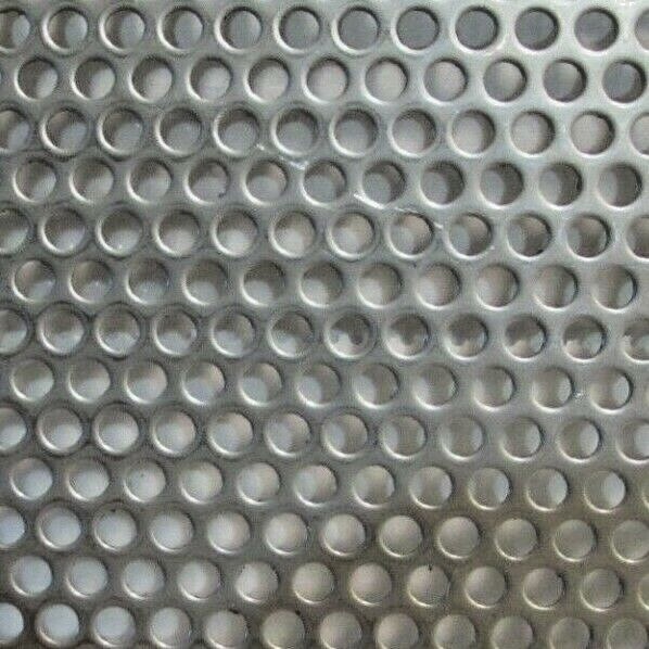 = 1/8″ HOLES 20 GAUGE 304 STAINLESS STEEL PERFORATED SHEET 12″ X 18″ =