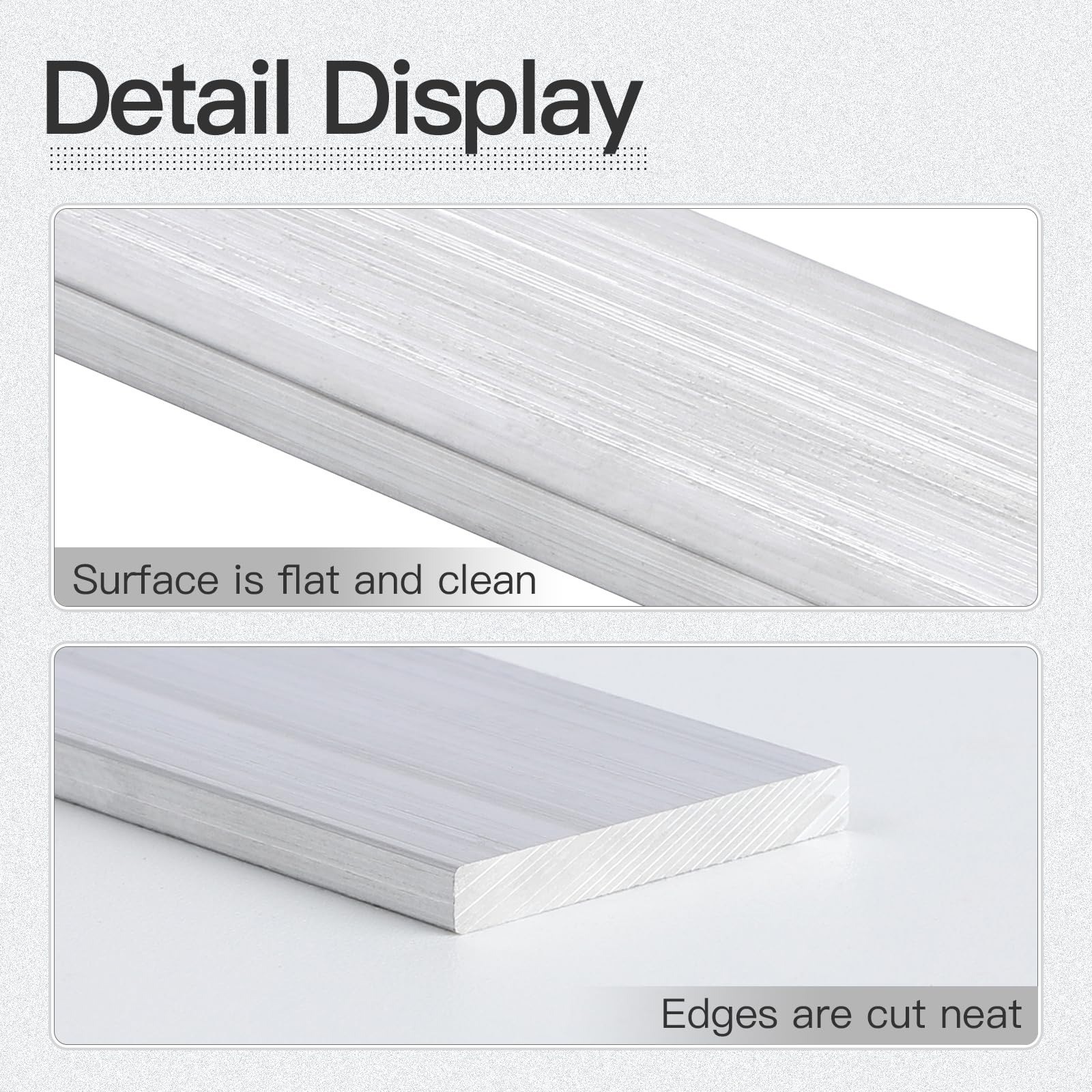 6061 Aluminum Flat Bar 1/8″ x 1″ x 12″ – 6 Pieces – General Purpose