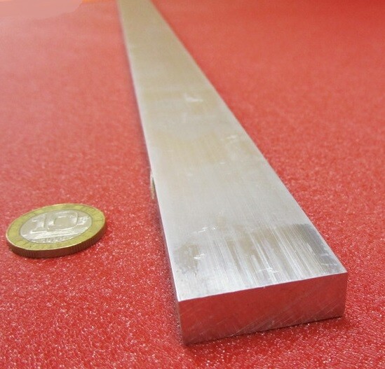 6061 T6 Metric Aluminum Bar, 10mm Thick x 30mm Wide x 3 Ft Length