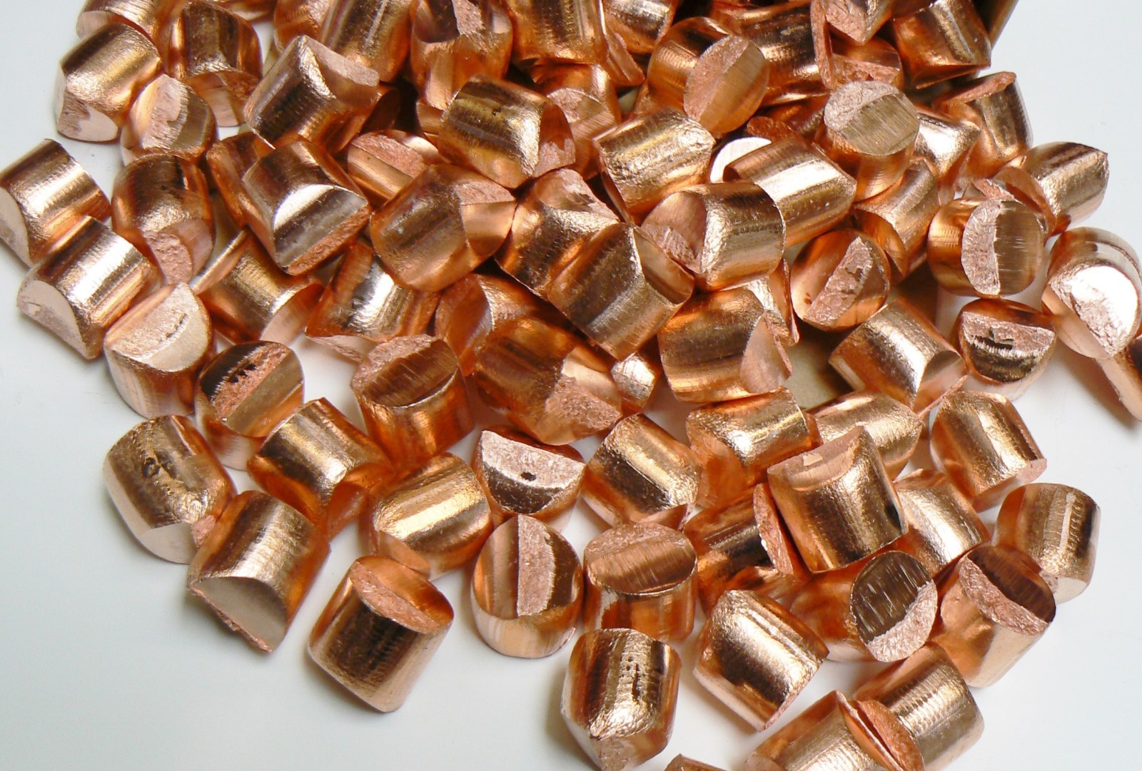 Pure Copper 99.99% Oxygen Free Cu Metal Anode Slugs Melt Casting Alloy 5 Pounds
