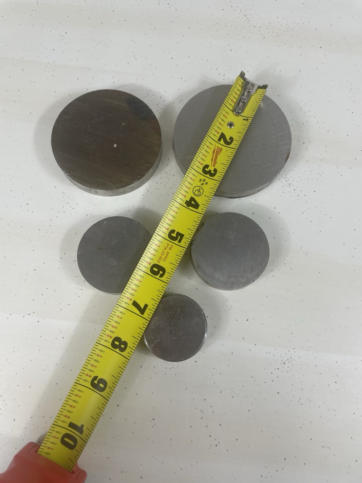 5 Stainless Steel Cut-Off Assorted Round Pcs 304 303 316 Steel High End Quality