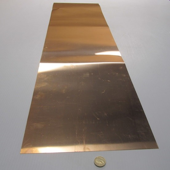 510 Phosphor Bronze Sheet .010″ (+/-.001″) Thick x 12.0″ Wide x 48.0″ Length