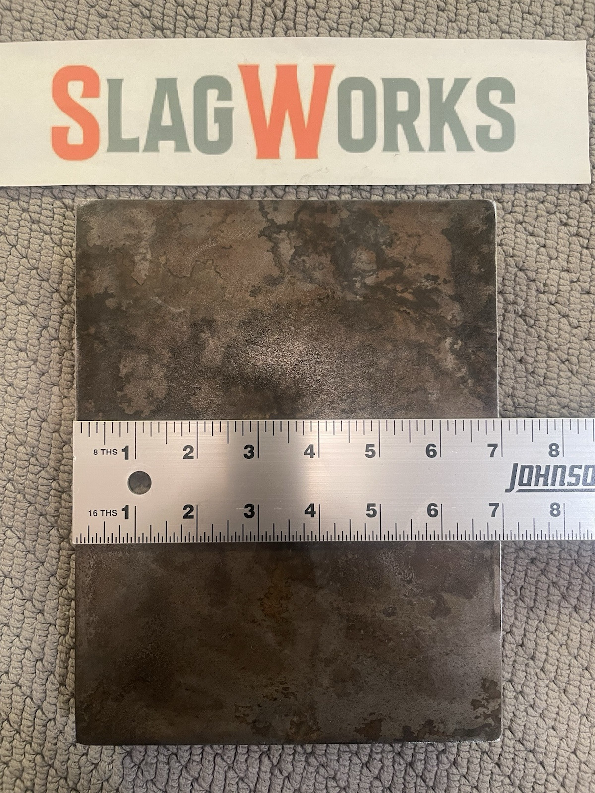 1/2x7x9 inch steel plate 7”x9” A36 Hot Roll Flat .5″ Thick