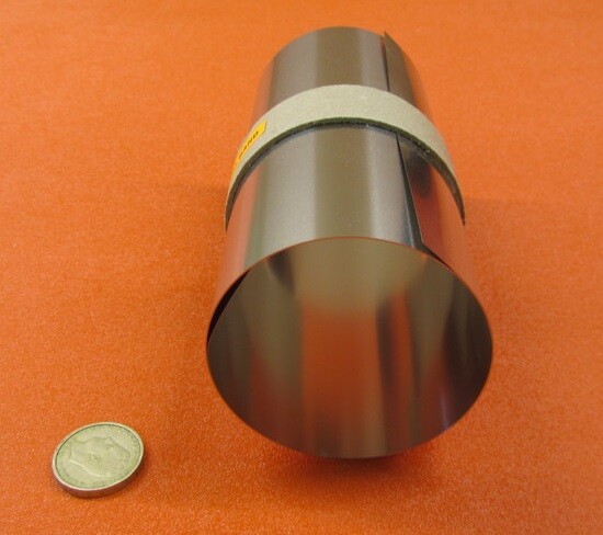 301 Stainless Steel Sheet 1/2 Hard .003″ Thick x 6.0″ Width x 50.0″ Length