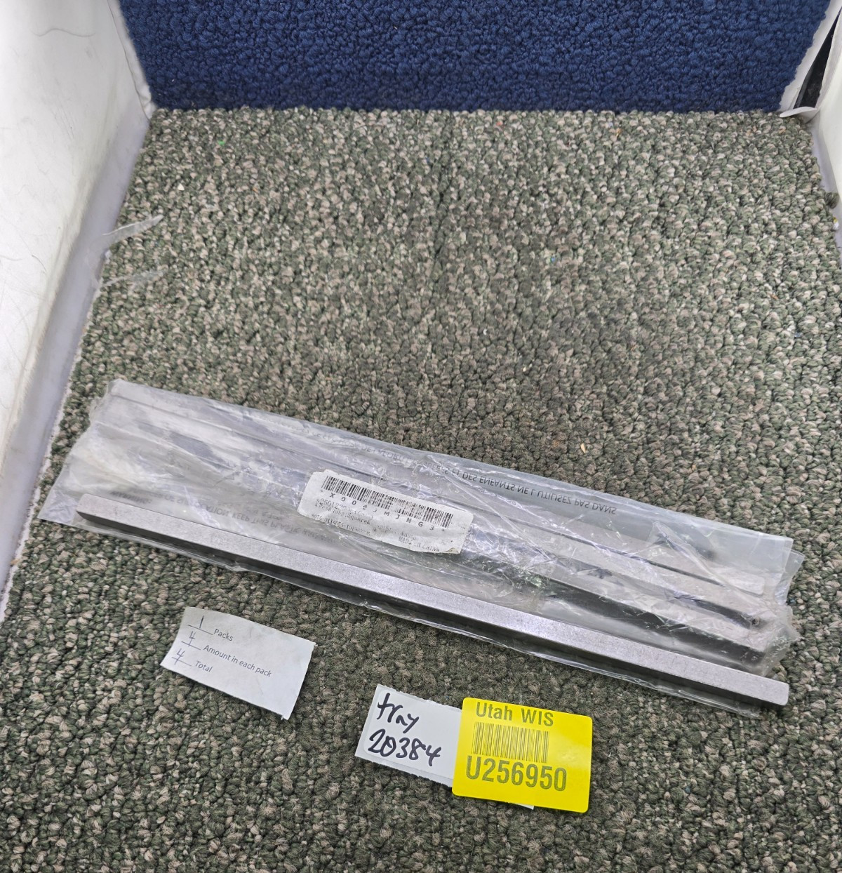 (QTY 4) Solid Steel Flat Bars Square Key Stock 3/8-inch Width x 12-inch Length