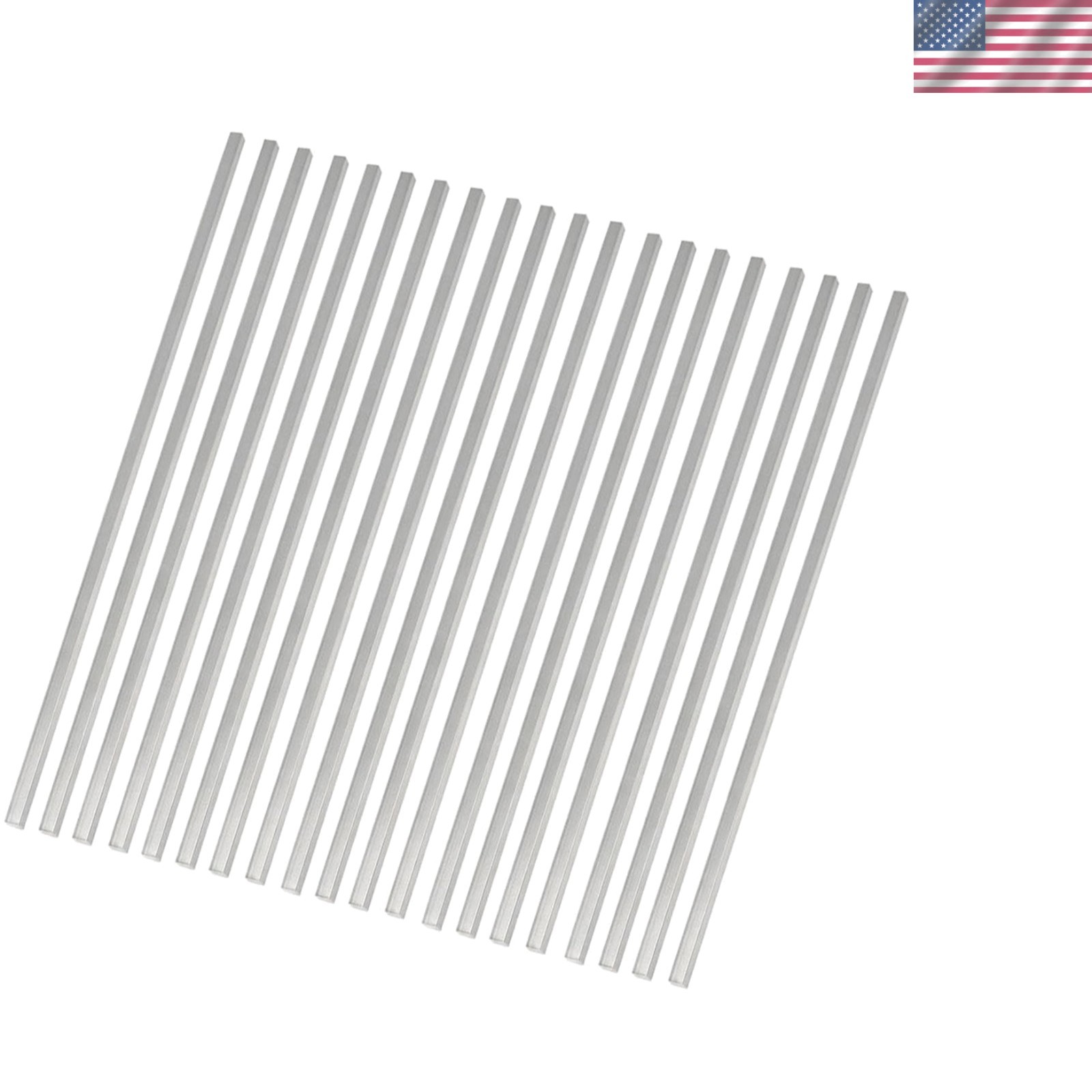 20 Pieces of 12″ Long Aluminum 6061 Bars – Perfect for Crafting and Fabrication