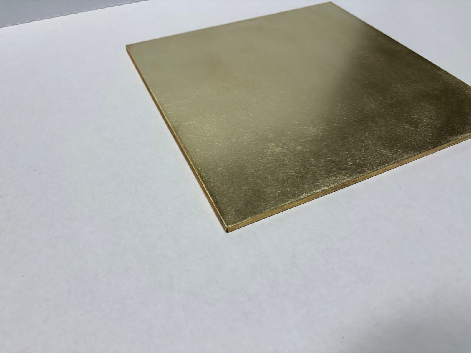 1/4″ Brass Alloy 260 Square Sheet Plate 8″X 8″ Flat Bar (.25″)