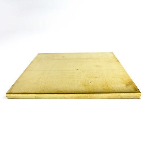 260 Brass Sheet H02 0.016″ x 24″ x 96″ Plate 1-Side PVC New Custom Metal Sheet