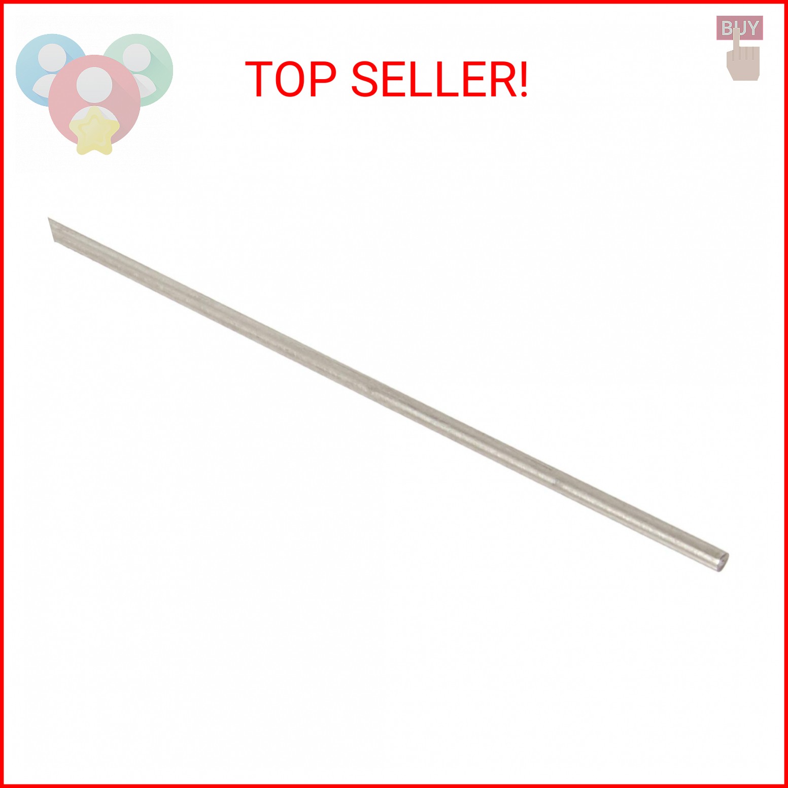 K & S Precision Metals Round Stainless Steel Rod, (87135), Made in the USA