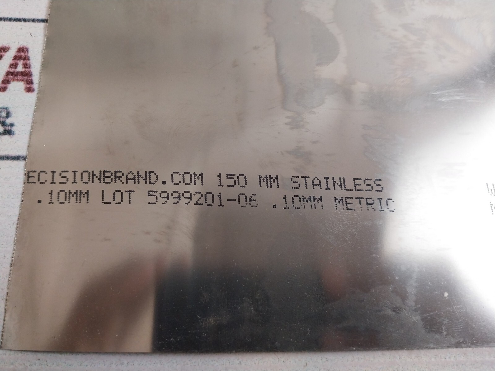 Precision Brand 22972 Shim Stock Roll 150Mmx1.25M