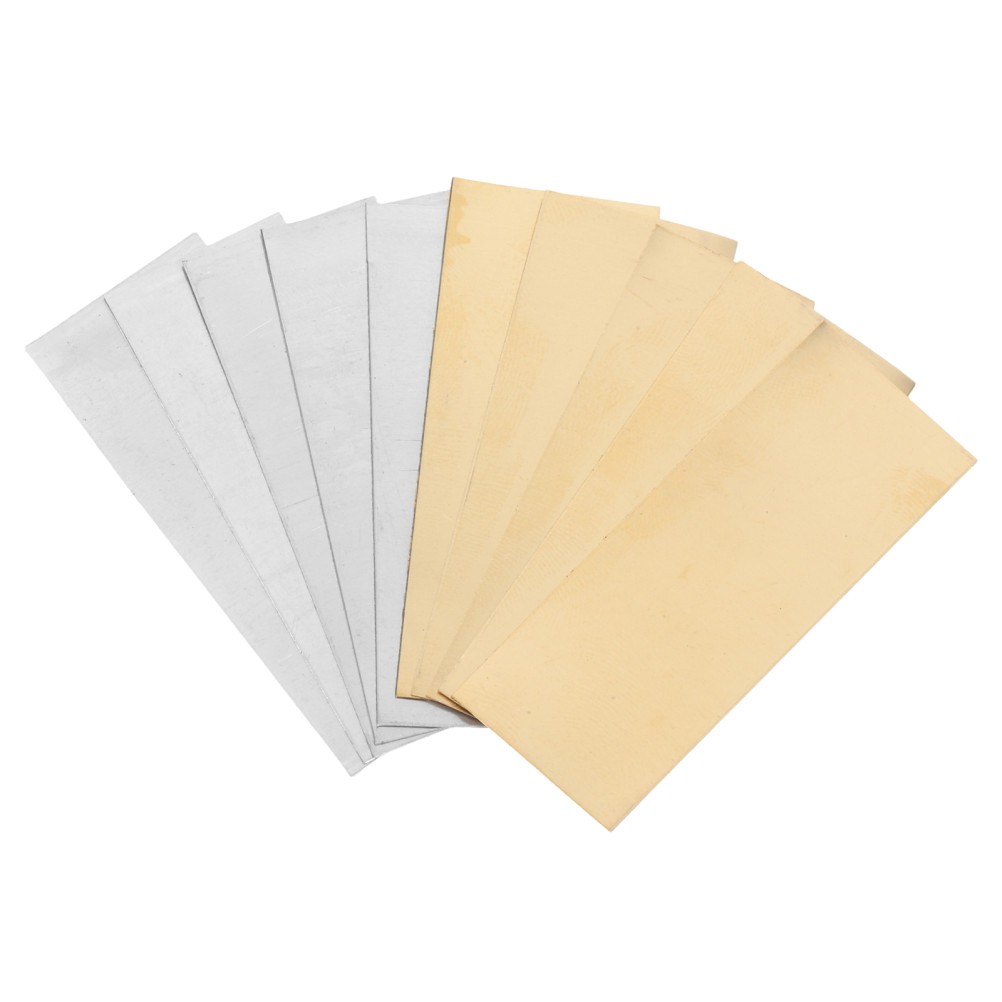 5 Pairs Reusable Zinc and Copper Sheets for DIY Fruit Battery Experiment Kit