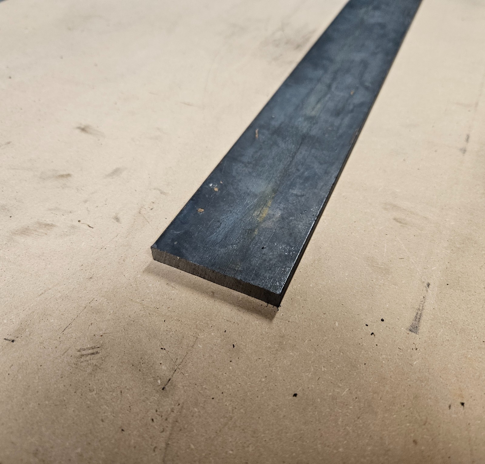 19.5″ Long, x 3/8″ Thick, x 2.5″ Steel Flat Bar, Hot Rolled Steel