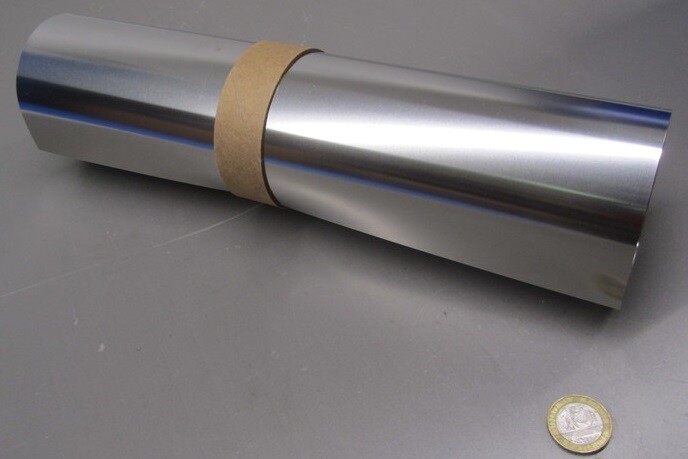 18-8 Stainless Steel Sheet, Full Hard, .0005″ x 12″ x 50″
