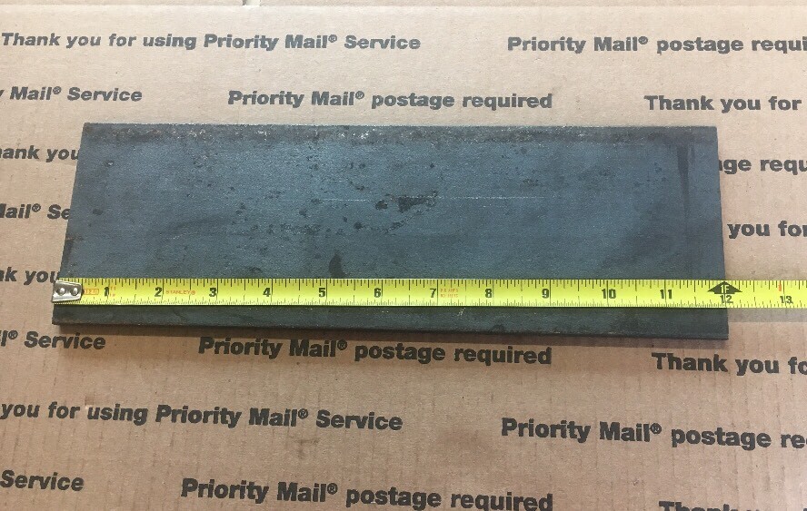 1/4″ X 4″ Flat Steel Bar Welding Supports Machine Bracing 12″ L (2) PIECES