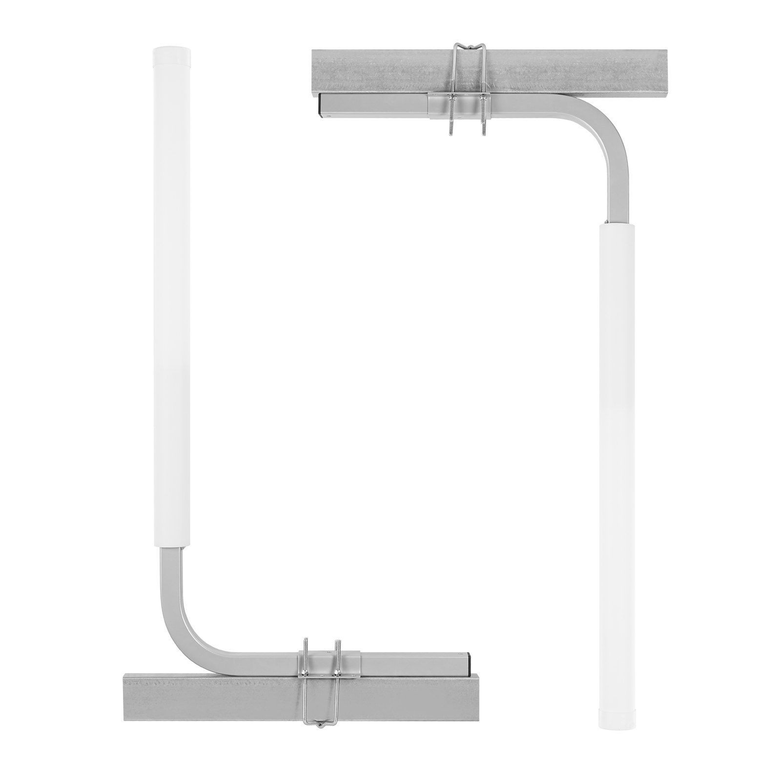 43x2PCS Galvanized Steel & PVC Adjustable Boat Trailer Guide Poles