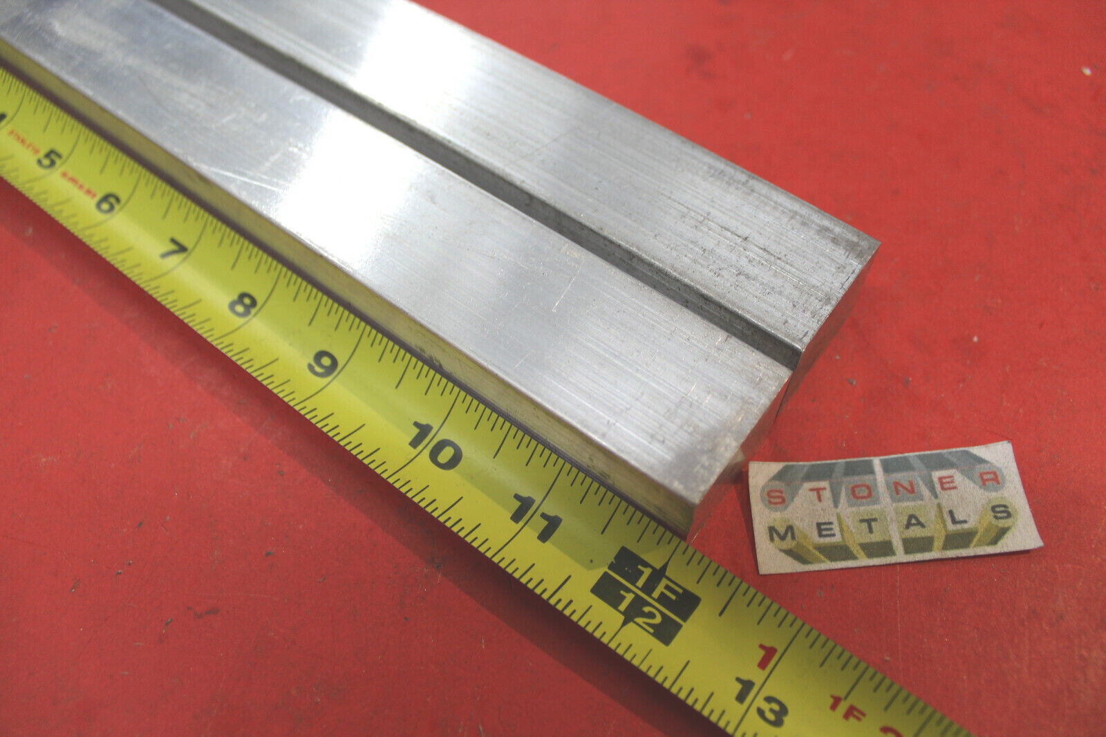 2 Pieces 1″ X 1-1/4″ 6061 ALUMINUM FLAT BAR 12″ long T6511 NEW SOLID MILL STOCK