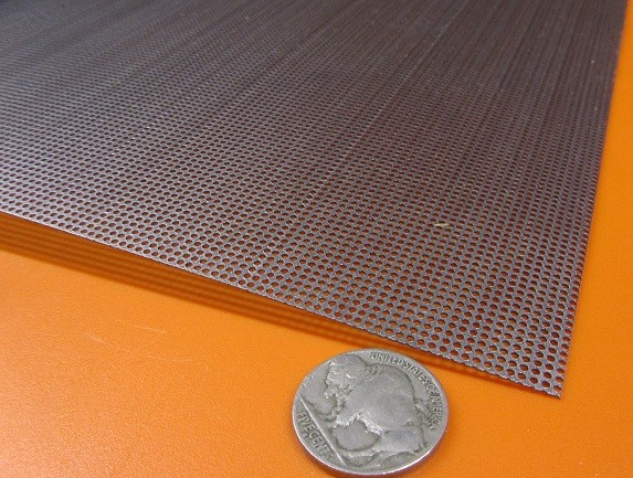 Perforated Steel Sheet .024″ Thick x 24″ x 24″, .045″ Hole Dia.
