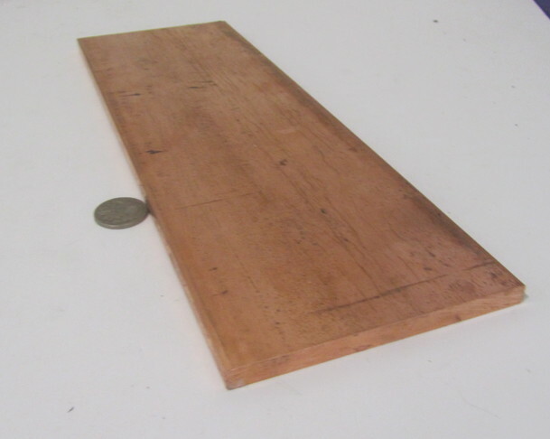 110 Copper Bar 1/2 Hard, 5/16″ Thick x 4.0″ Wide x 12 Inch Length