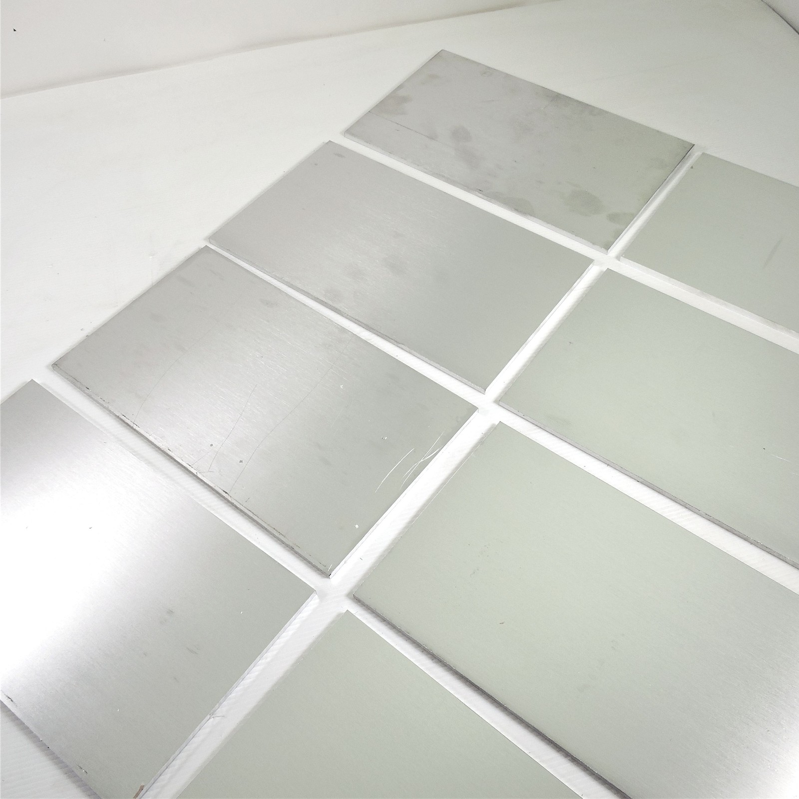 .1875″ thick Aluminum SHEET 7.625″ x 12.125″ Long plate QTY 9 sku 206295