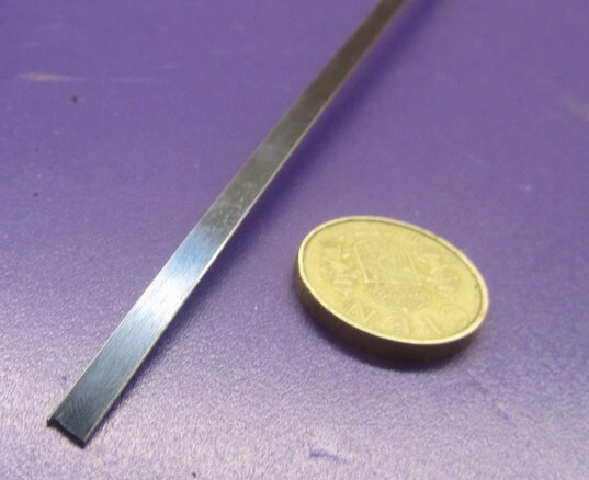 1095 Hard Blue Tempered Spring Steel Shim .050″ Thick x .187″ Width x 1200″ Long
