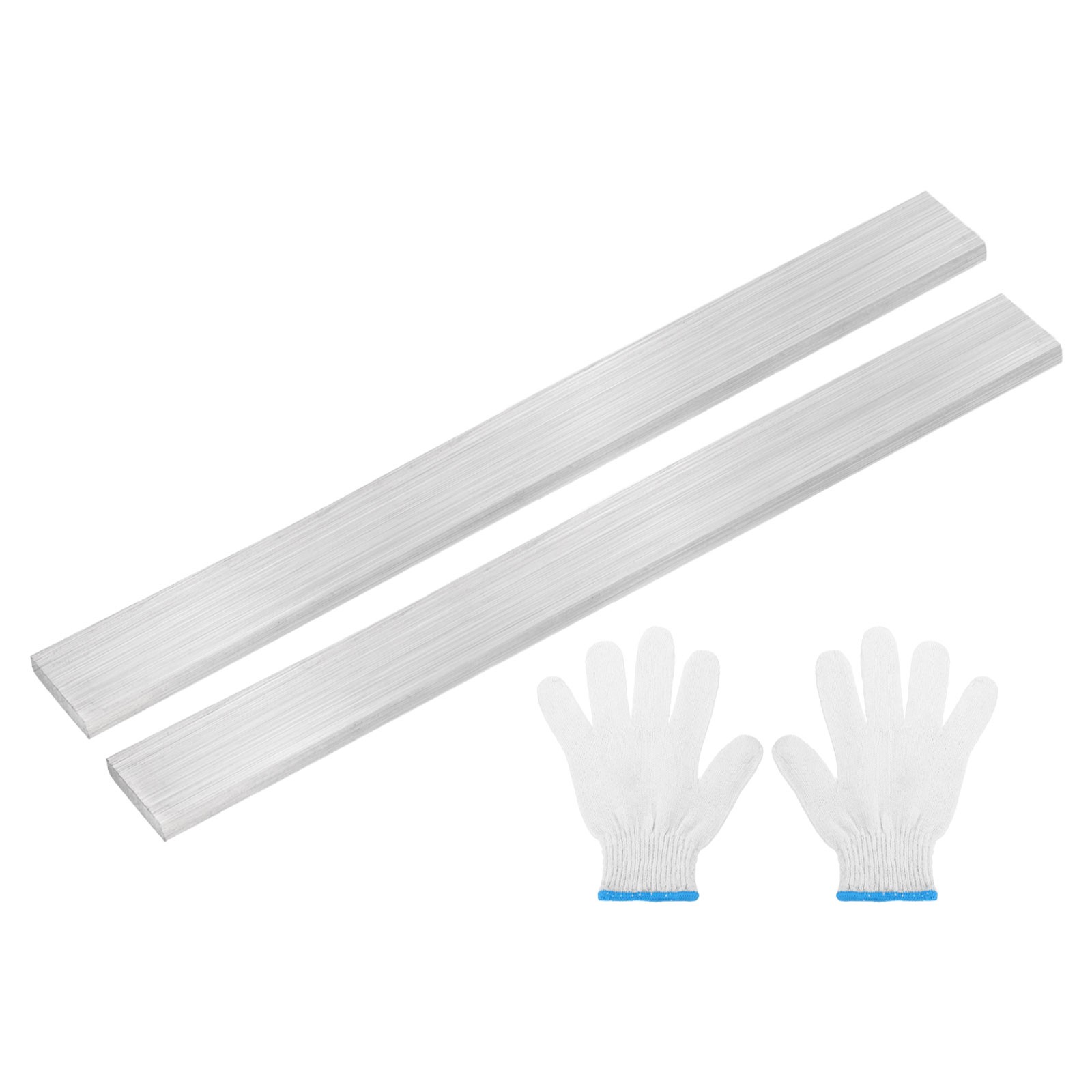 2 Pcs 304 Stainless Steel Flat Bar 3/16″ x 13/16″ x 8″ Trim Strips Sheet