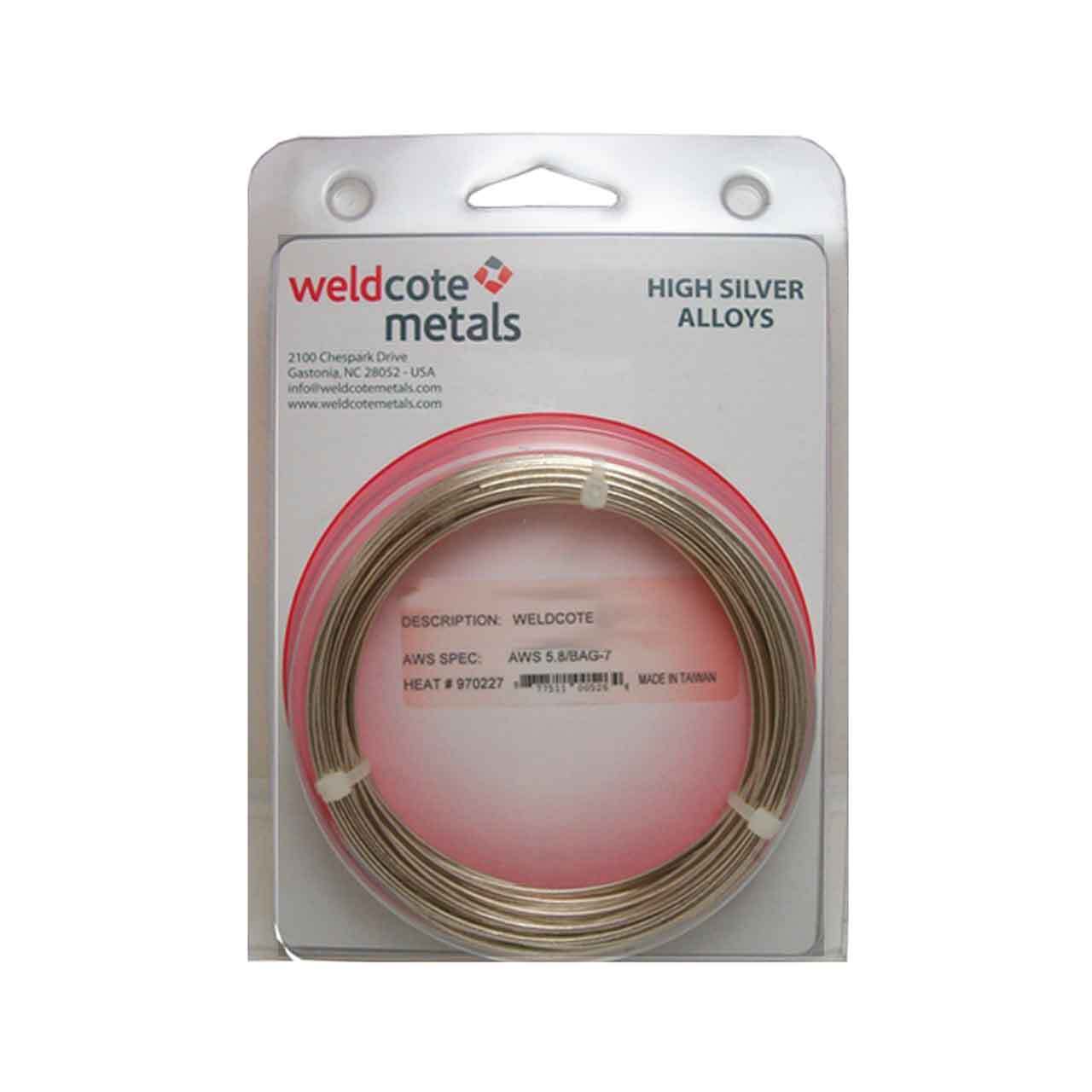 Weldcote “45CF” 3/32″ x 5 troy oz coil Cadmium Free